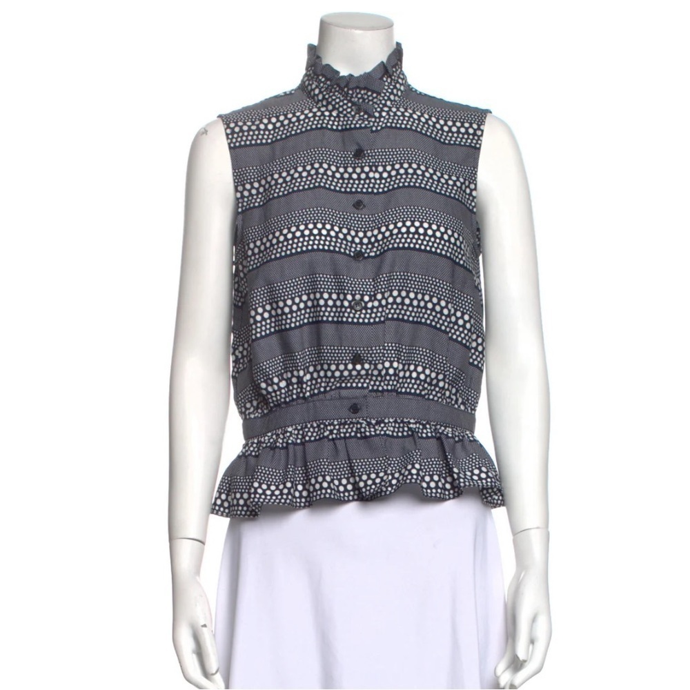 ALICE RITTER
 Lace Pattern Top